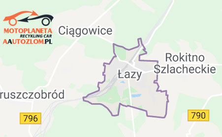 auto złom - złomowanie samochodów Łazy
