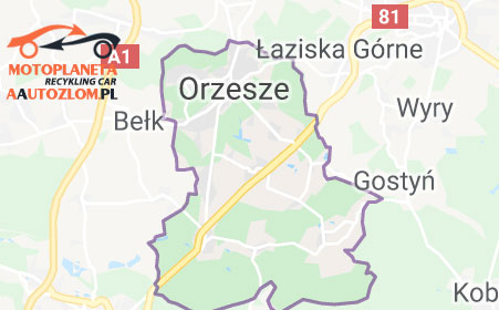 auto złom - złomowanie samochodów Orzesze