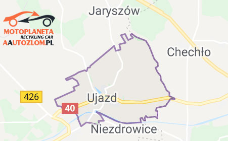 auto złom - złomowanie samochodów Ujazd