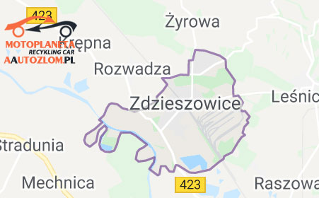 auto złom - złomowanie samochodów Zdzieszowice